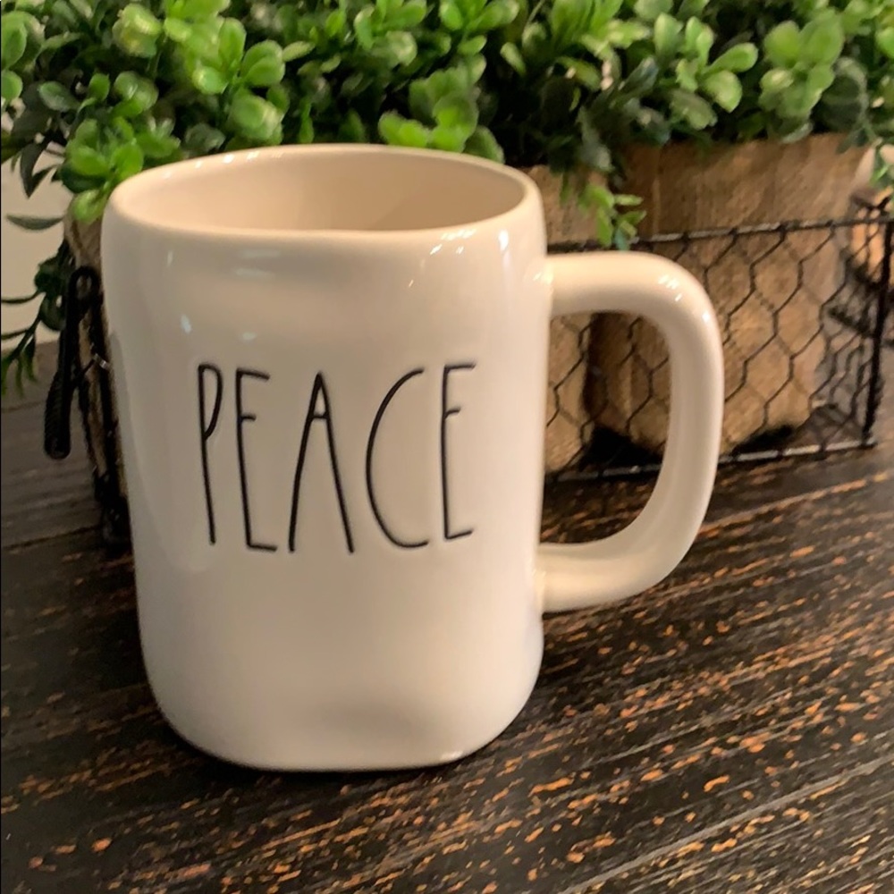 RAE DUNN peace mug